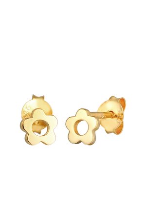 Elli FLOWER BASIC - Kolczyki - gold-coloured