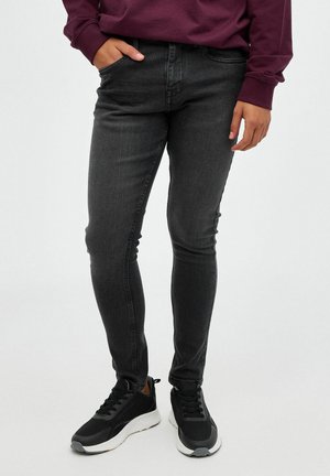 OSCURO - Vaqueros slim fit - black denim