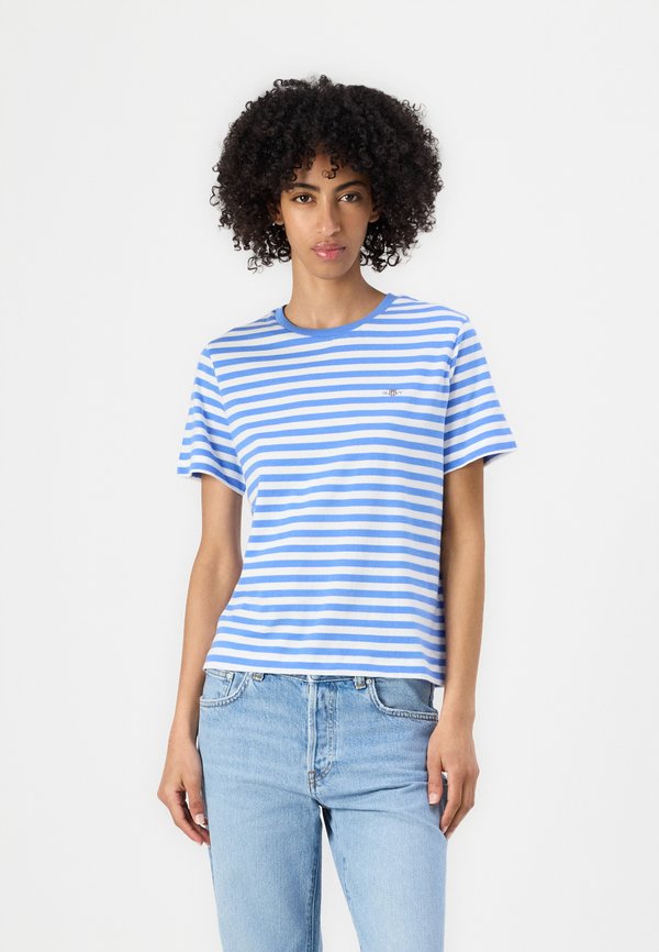 REGULAR STRIPED SHIELD  - Print T-shirt