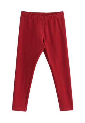 BASIC BRUSHED INSIDE SOLID - Leggings - Byxor - dark dusty red