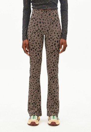 LEO REHMAA - Leggings - walnut cream