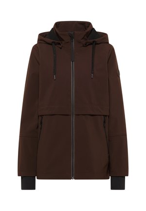 Cecil, SOFTSHELL JACKE MIT ABNEHMBARER KAPUZE - Giacca outdoor - chocolate sauce brown