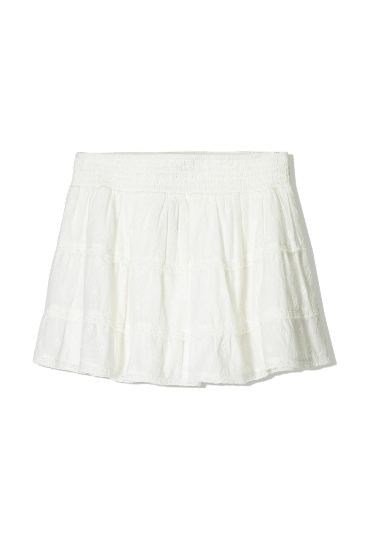 Ruffled mini skirt
