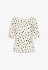 HENRIIW BLOUSE - Blouse - vanilla brush dot