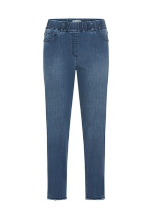 BRAX, STYLE CAVINA FRINGE - Jeans Tapered Fit - stoned slightly used