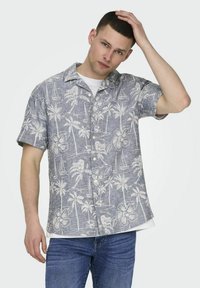 Only & Sons HAWAII AOP NOOS - Ing - dress blues