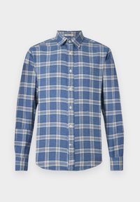 MELANGE CHECK  - Camicia - denim blue melange