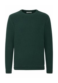 CFKARL CREW NECK STRUCTURED KNIT - Jumper - darkest spruce