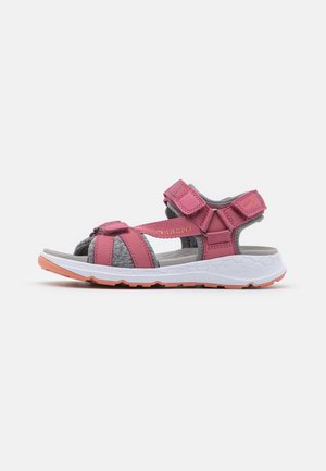 Superfit CRISS CROSS - Walking sandals - pink/orange