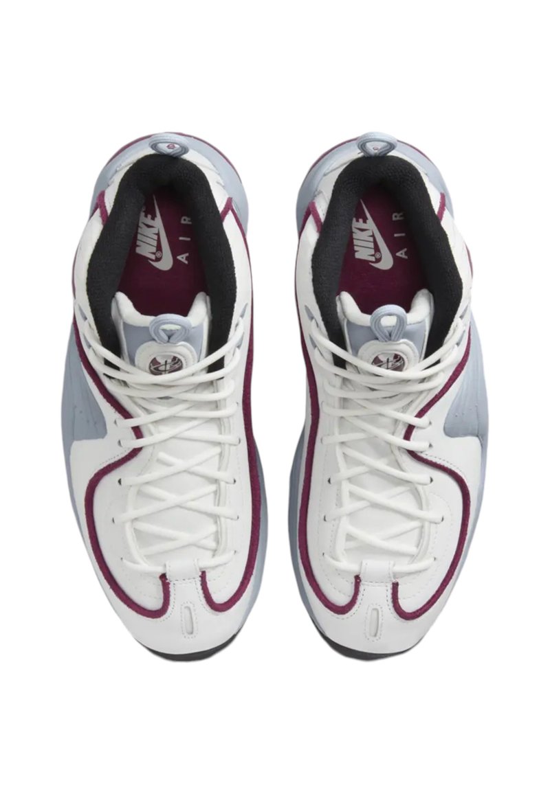 Nike Sportswear W AIR PENNY II - Vysoké tenisky - smmt white rswd wlf gry black