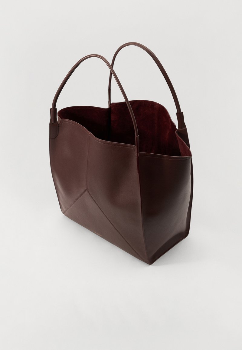 Victoria Beckham XL TOTE - Shoppingväska - burgundy