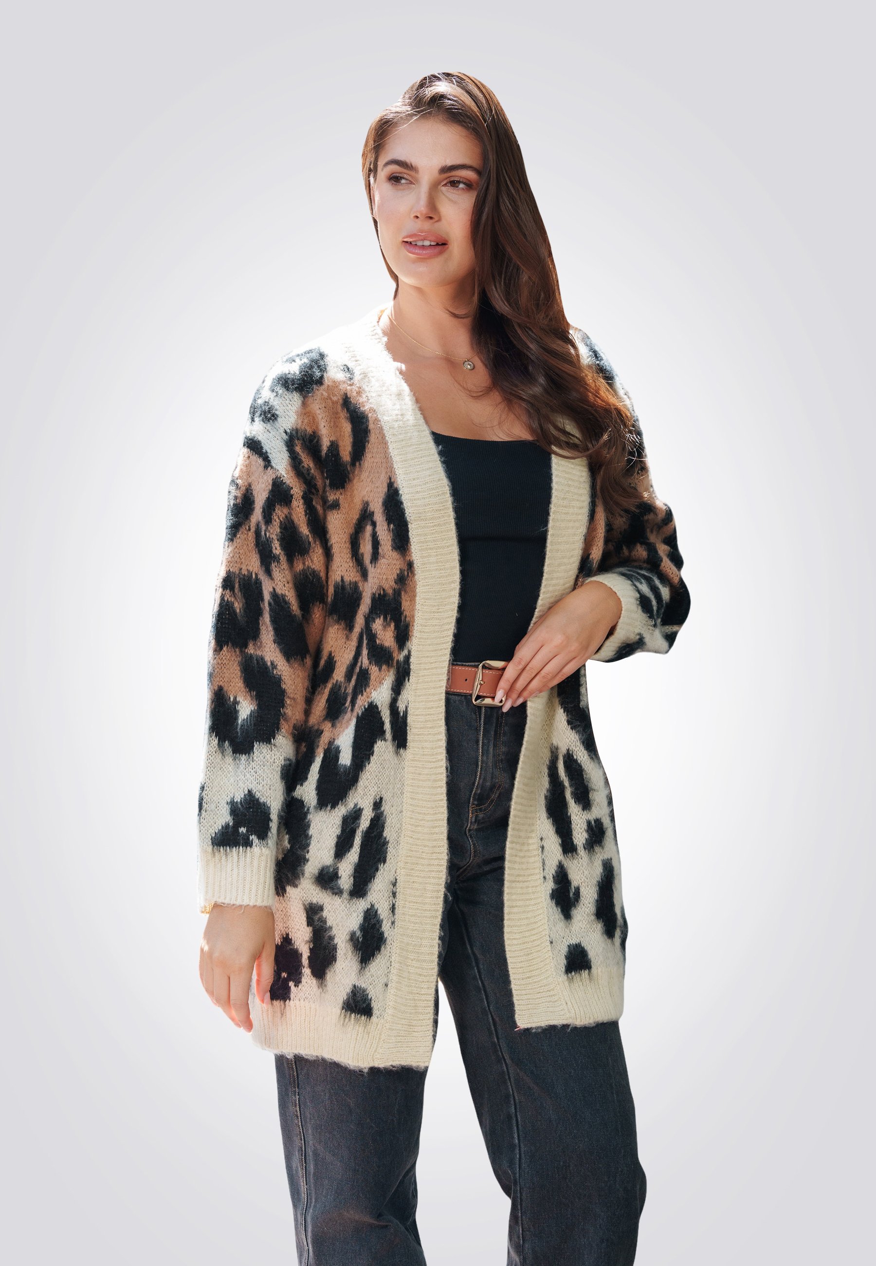Cupshe Cardigan cheetah multi color/multi-coloured Zalando - Main Image