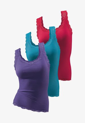 H.I.S 3-PACK - Top - lila /pink /petrol