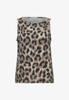 TOP MIT RUNDHALS UND SCHULTERDETAIL - Top - timeless beige
