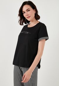 LELA SOFT TOUCH - Set lenjerie de noapte - black white