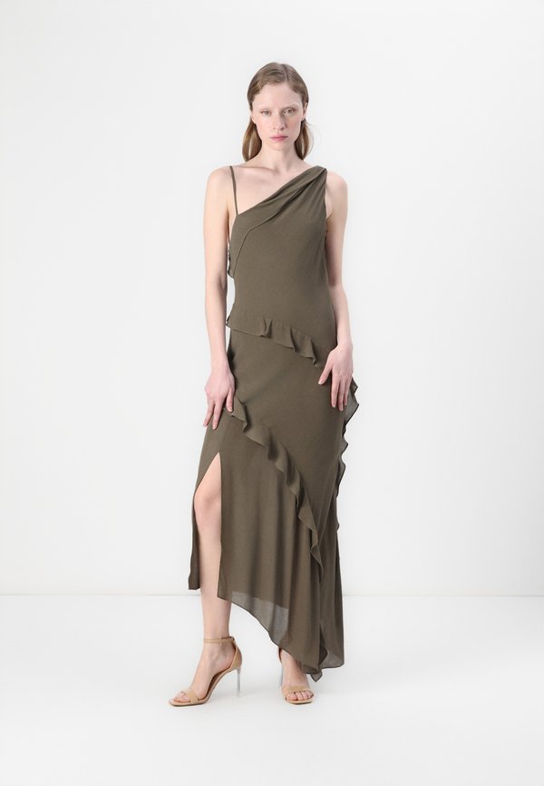 MOENA DRESS  - Maxi dress - dark greige2
