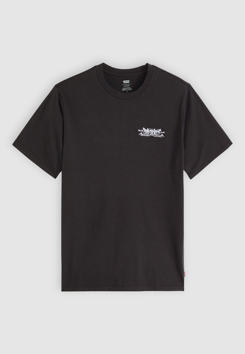 Levi’s® T-shirt print gemêleerd zwart