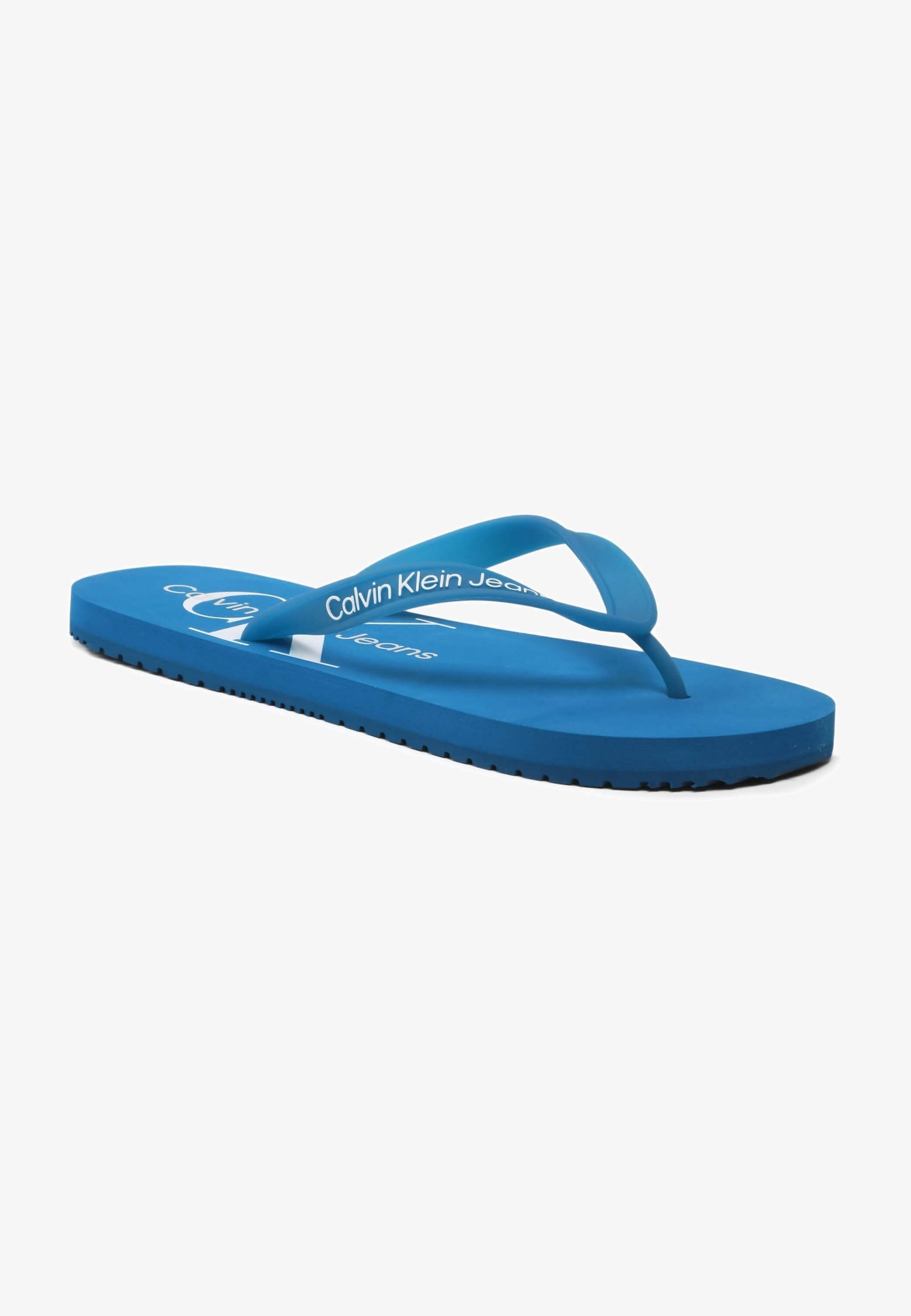 Calvin Klein Jeans BEACH MONOGRAM Chanclas de dedo blue/azul