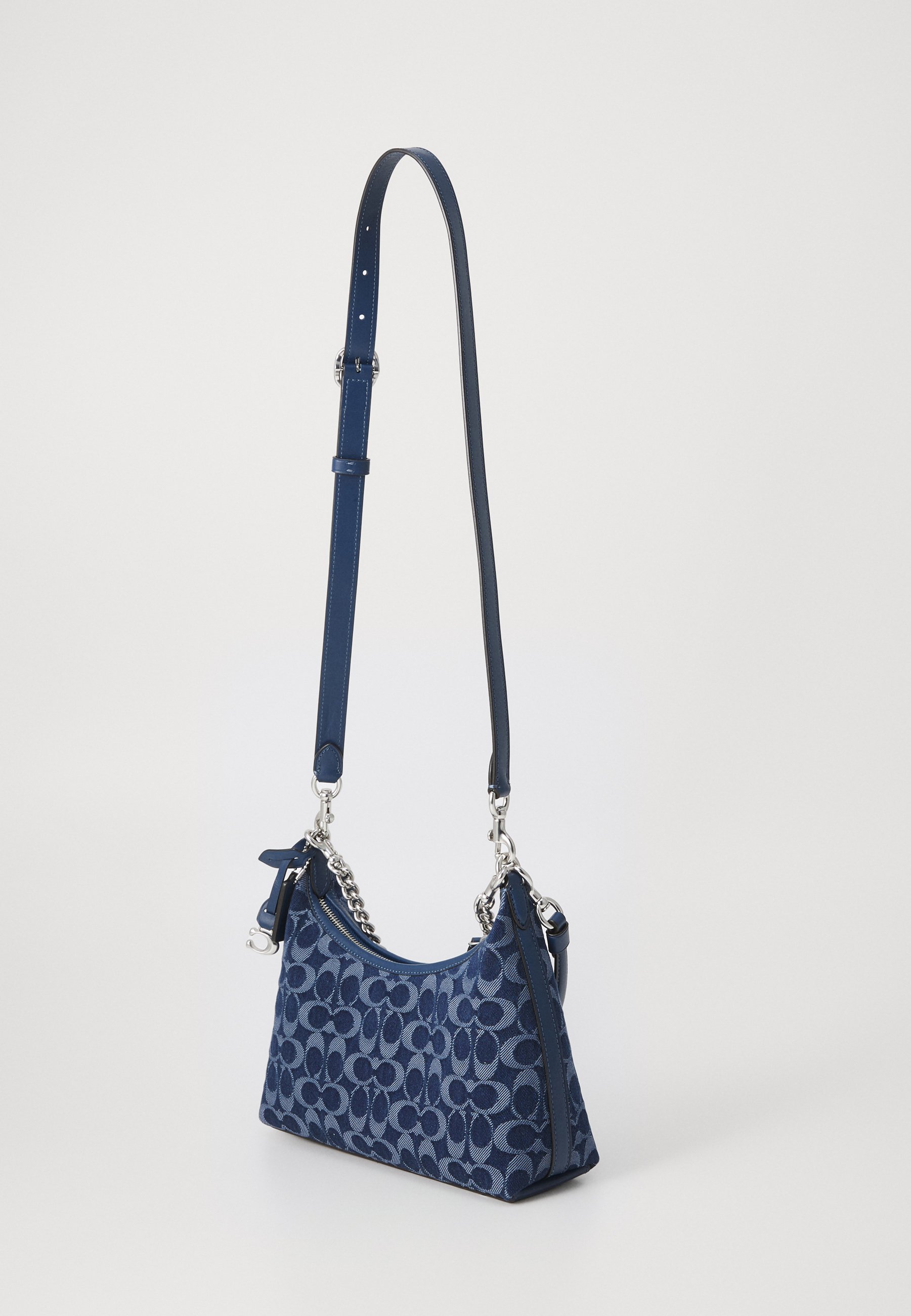 COACH SIGNATURE JULIET SHOULDER BAG - Cross body bag - dark blue