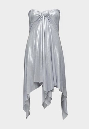 Norma Kamali CONVERTIBLE - Cocktailkjole - silver-coloured