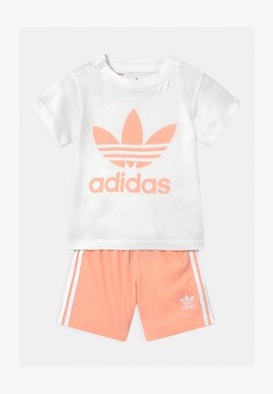 SET UNISEX - Shorts - white/glow pink