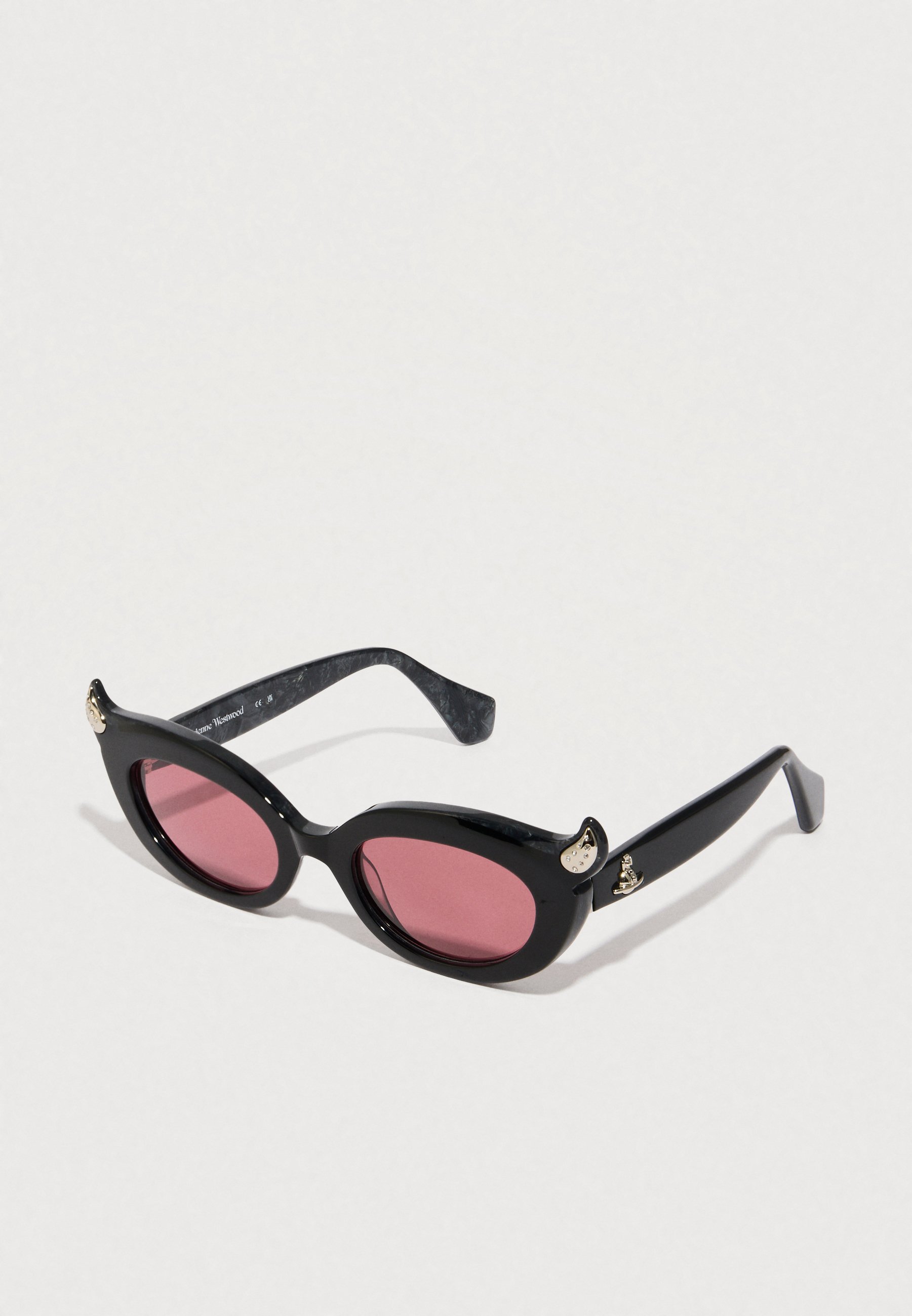小物 Vivienne Westwood underrim sunglasses Vivienne Westwood UNISEX - Sunglasses - black - Zalando