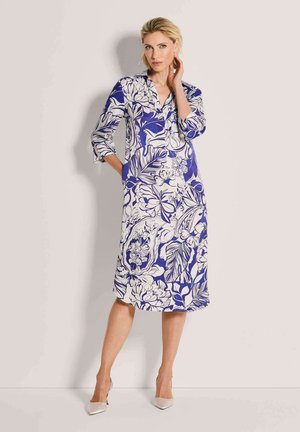 Jurk - azure blue/off white