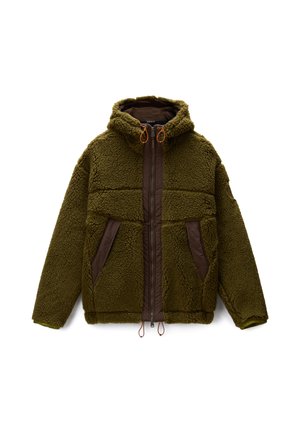 Napapijri, MAPLE FZ HOODIE - Forro polar - olive