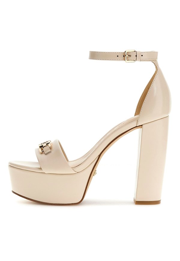 SETTLE - Plateausandalette - crème