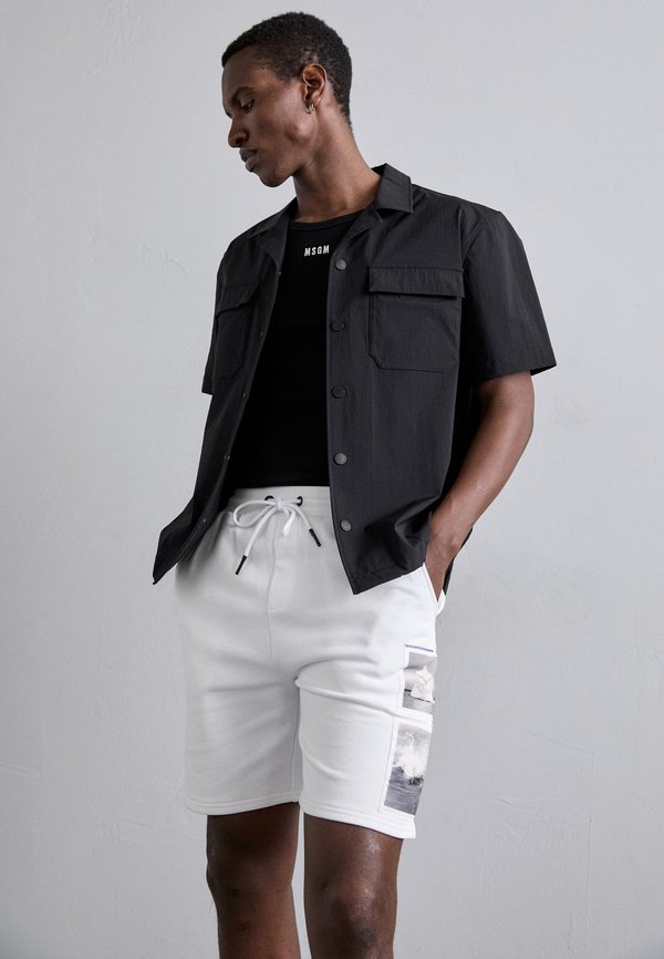 BERMUDA - Tracksuit bottoms - bianco ottico2