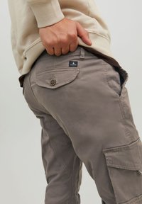 Jack & Jones JPSTPAUL FLAKE - Pantalones cargo - dark brown