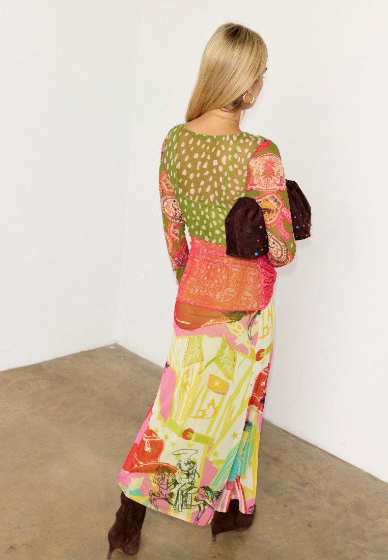 dahlia mesh dress never fully dressed Buy Never Fully Dressed Green Dahlia Mesh Long Sleeve Dress from Next USA