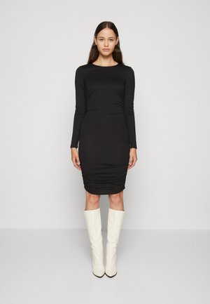 Pieces PCMINA DRESS - Rochie din jerseu - black