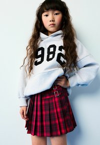 Next CHECK - REGULAR FIT - Faltenrock - red
