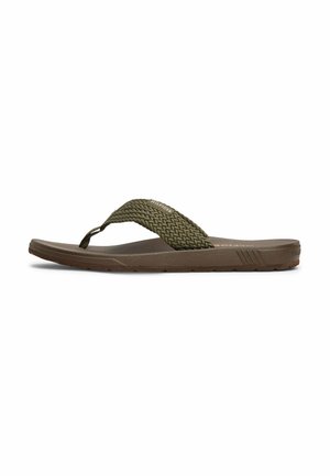 MOLDED WEB BEACH - Chanclas de dedo - army green