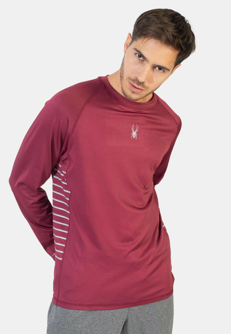 Spyder - Langarmshirt - burgundy, Vergrößern