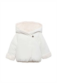 Mango Kids Zimná bunda - white
