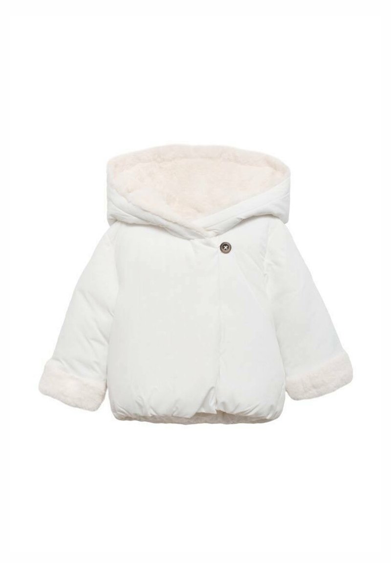 Mango Kids Zimná bunda - white