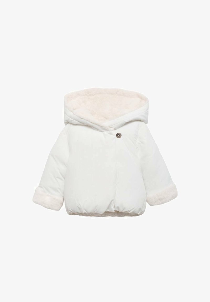 Mango Kids Zimná bunda - white