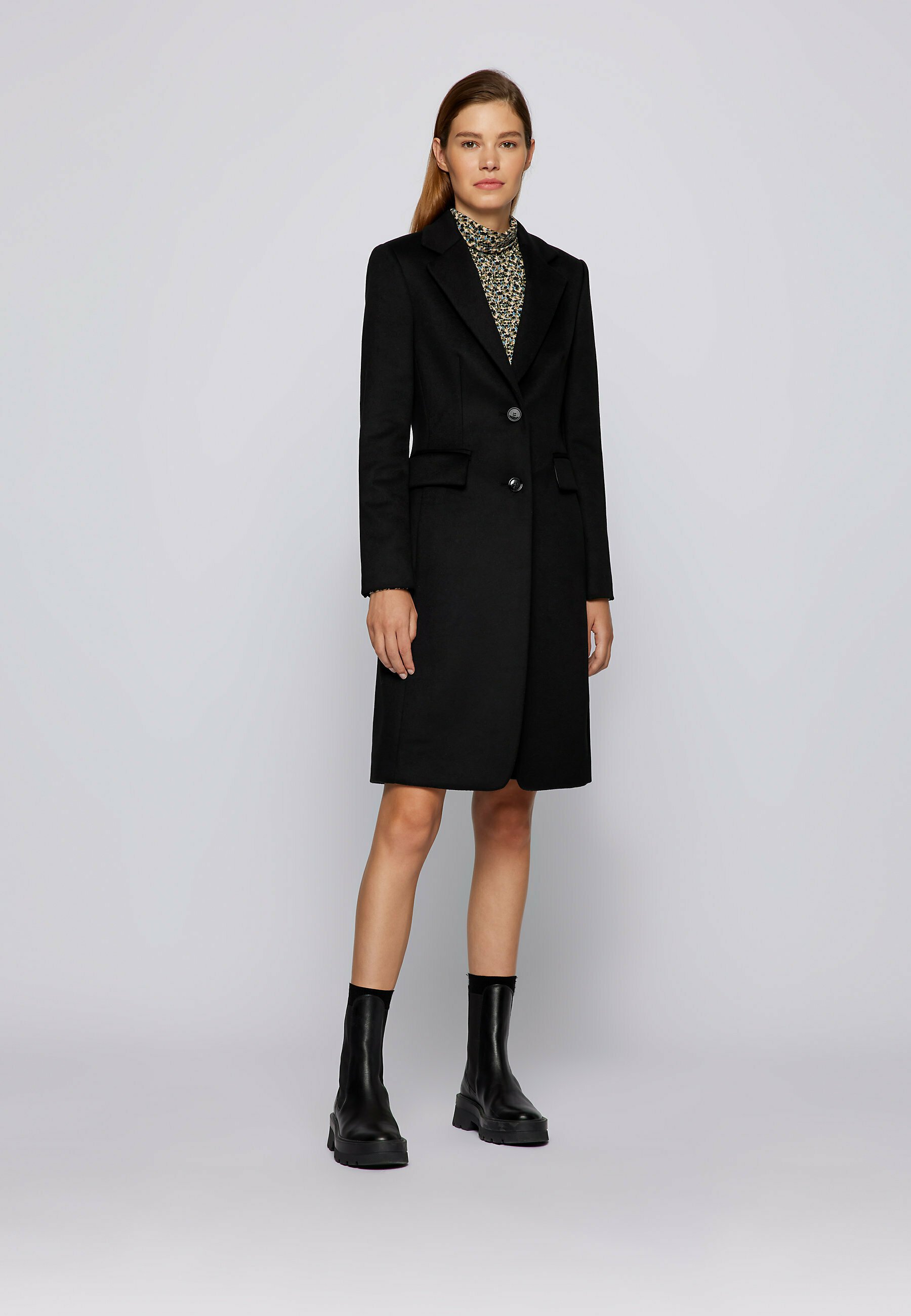 BOSS CURIA - Classic coat - black 