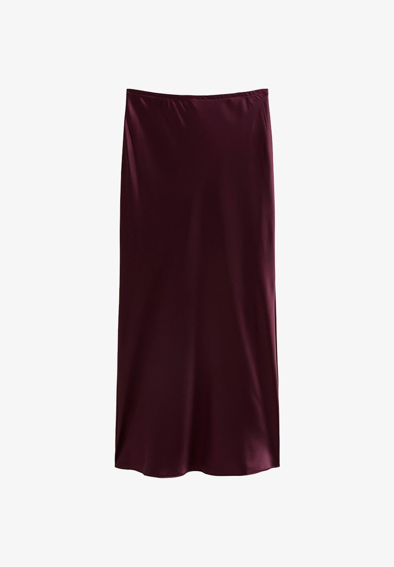 New Look BIAS CUT MIDI Maxi skirt burgundy/red Zalando
