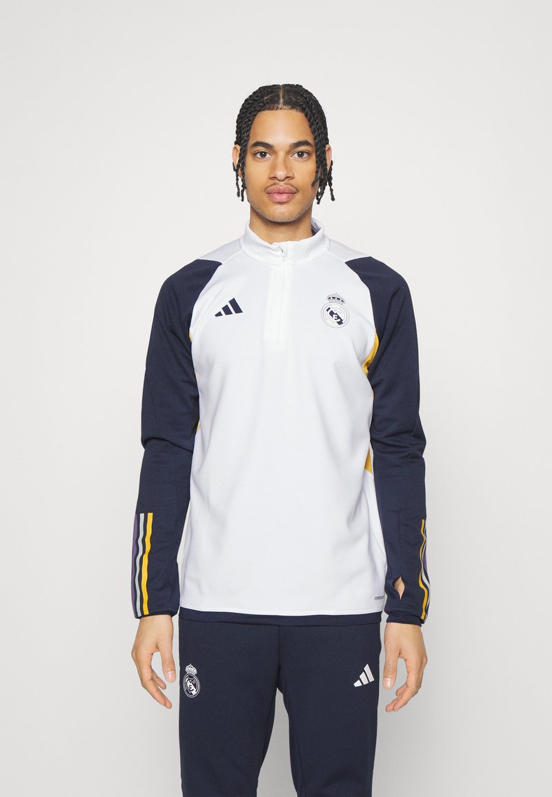 Real Madrid Felpa Con Cappuccio Uomo - Collezione Ufficiale, Cotone, Maniche Lunghe, Prodotto Originale