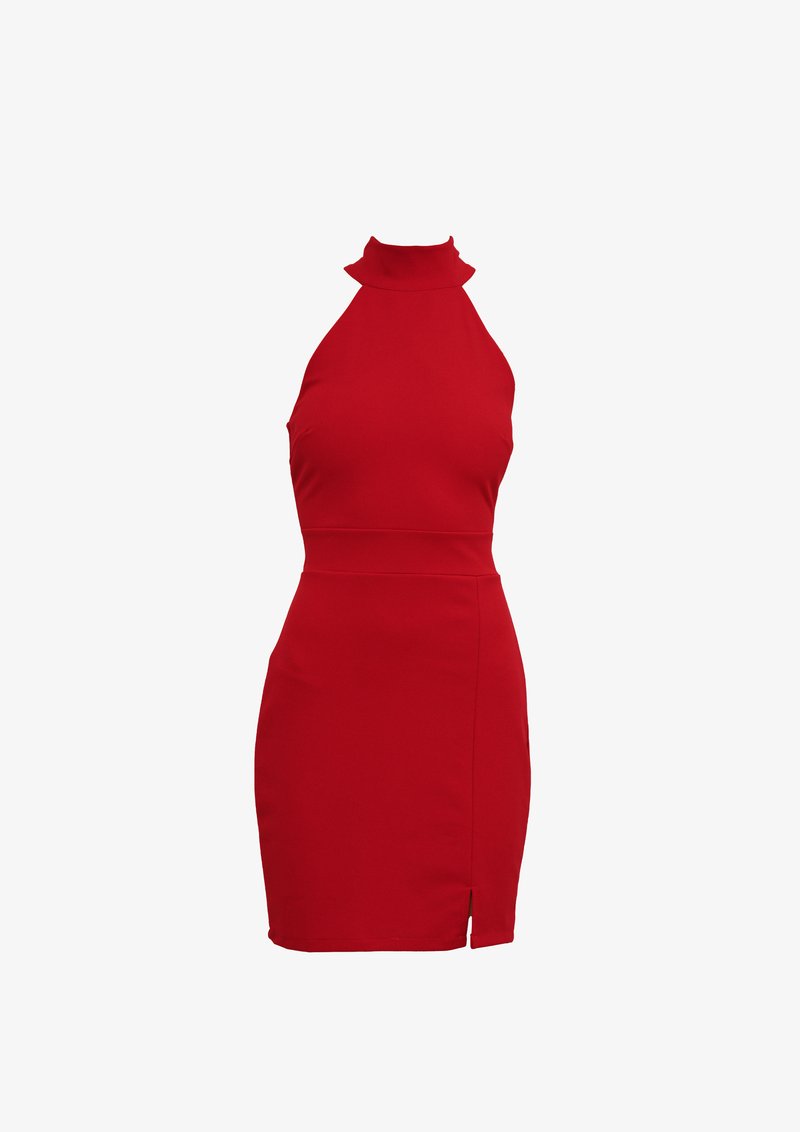 WAL G. HALTER NECK MINI DRESS - Jersey dress - cherry red/red - Zalando.co.uk WAL G. HALTER NECK MINI DRESS - Jersey dress - cherry red/red - Zalando.co.uk
