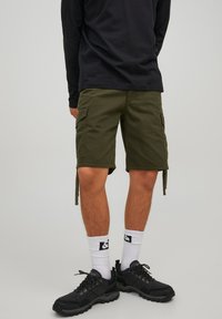 Jack & Jones - JPSTMARLEY  - Shorts - forest night Immagine in miniatura 1