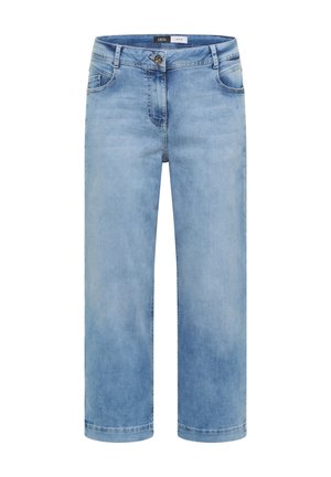 Cecil, 3/4 HIGH WAIST WIDE LEG JEANS IM LOOSE FIT - Jeans Straight Leg - light blue wash