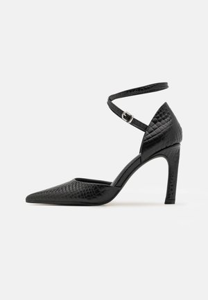 LEATHER - Høye hæler - black