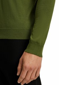 FALKE BASIC V-NECK - Maglione - olive