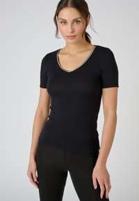 Damart MANCHES COURTES THERMOLACTYL SENSITIVE - Maglietta intima - noir