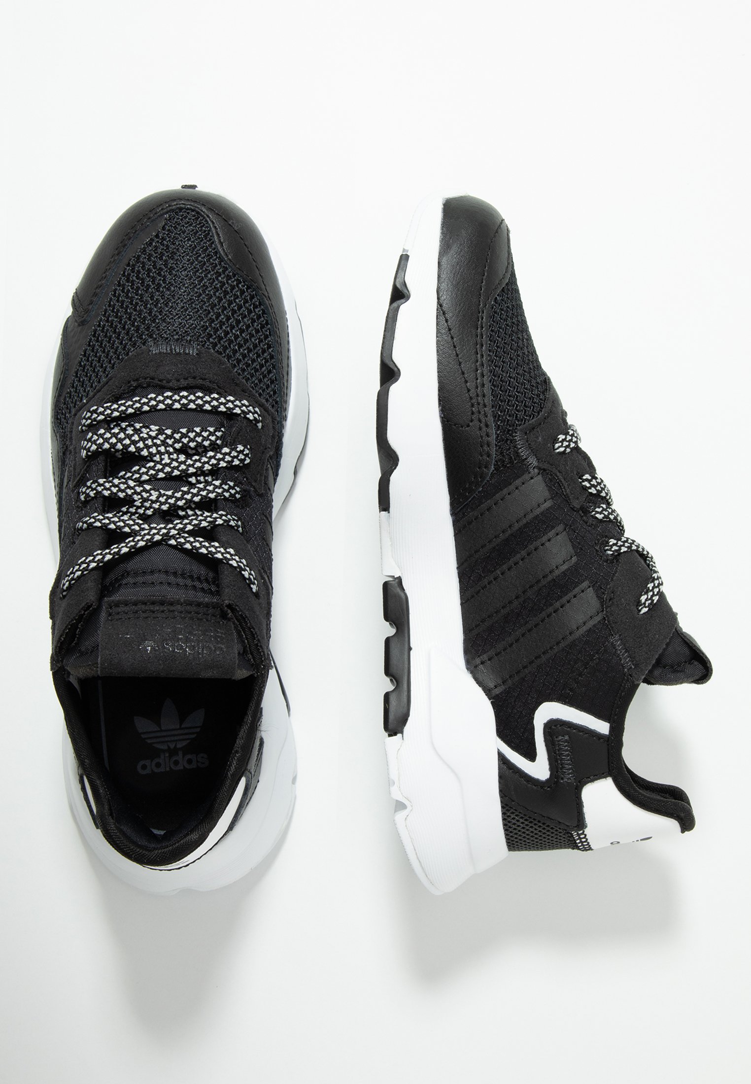adidas Originals NITE JOGGER Joggesko core blackcarbon adidas Originals NITE JOGGER Joggesko core black