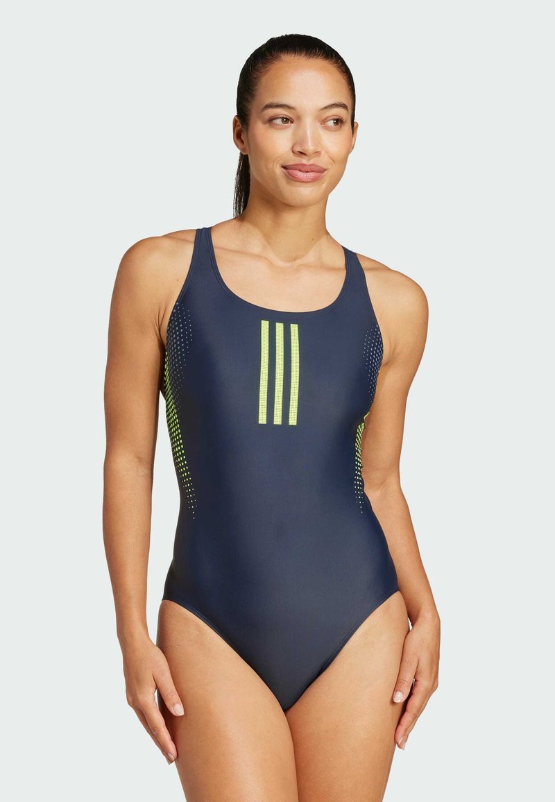 adidas Performance STRIPES GRAPHIC - Traje de baño - legend ink